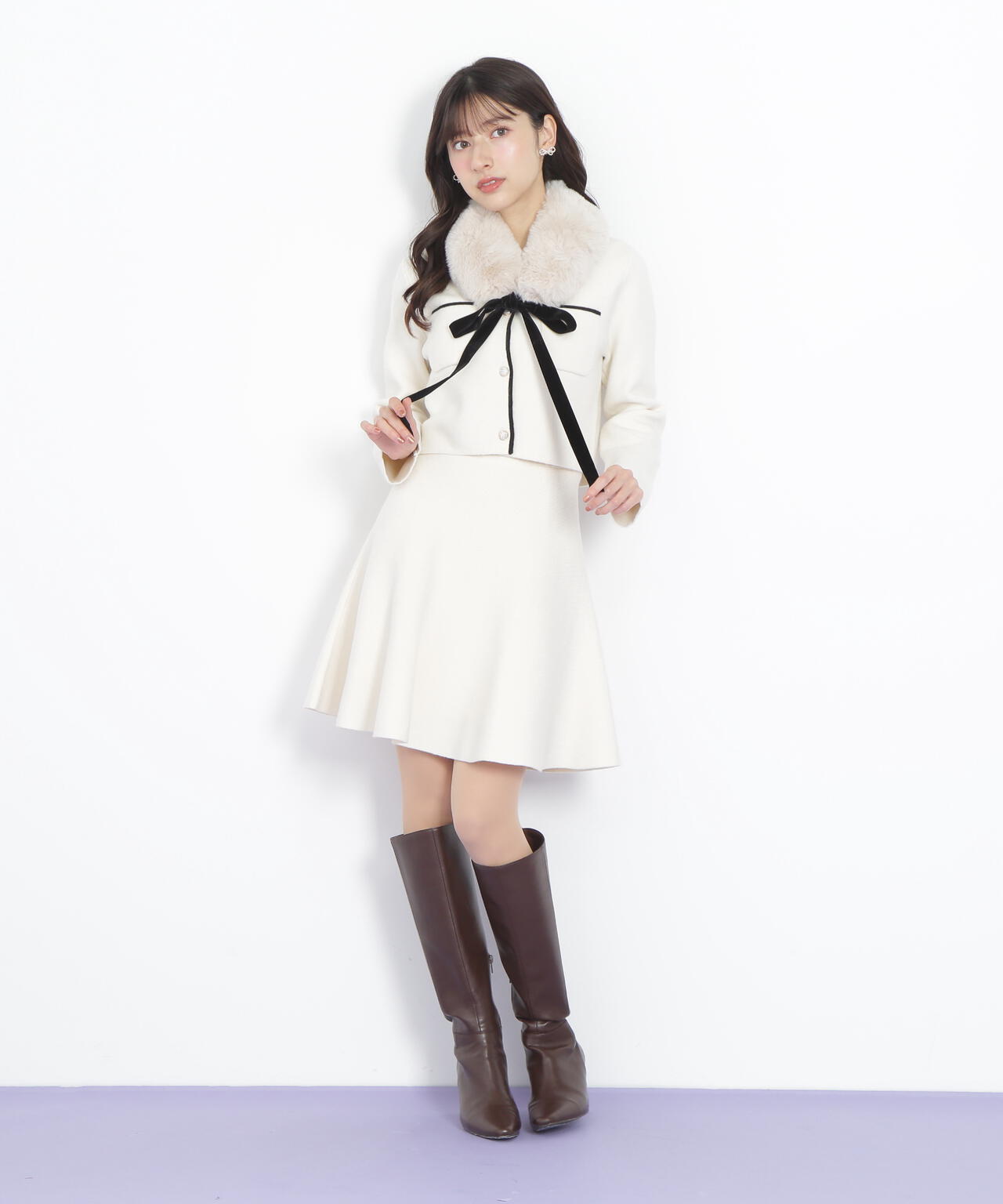 ファーティッペットニットセットアップ | JILL by JILL STUART（ジル