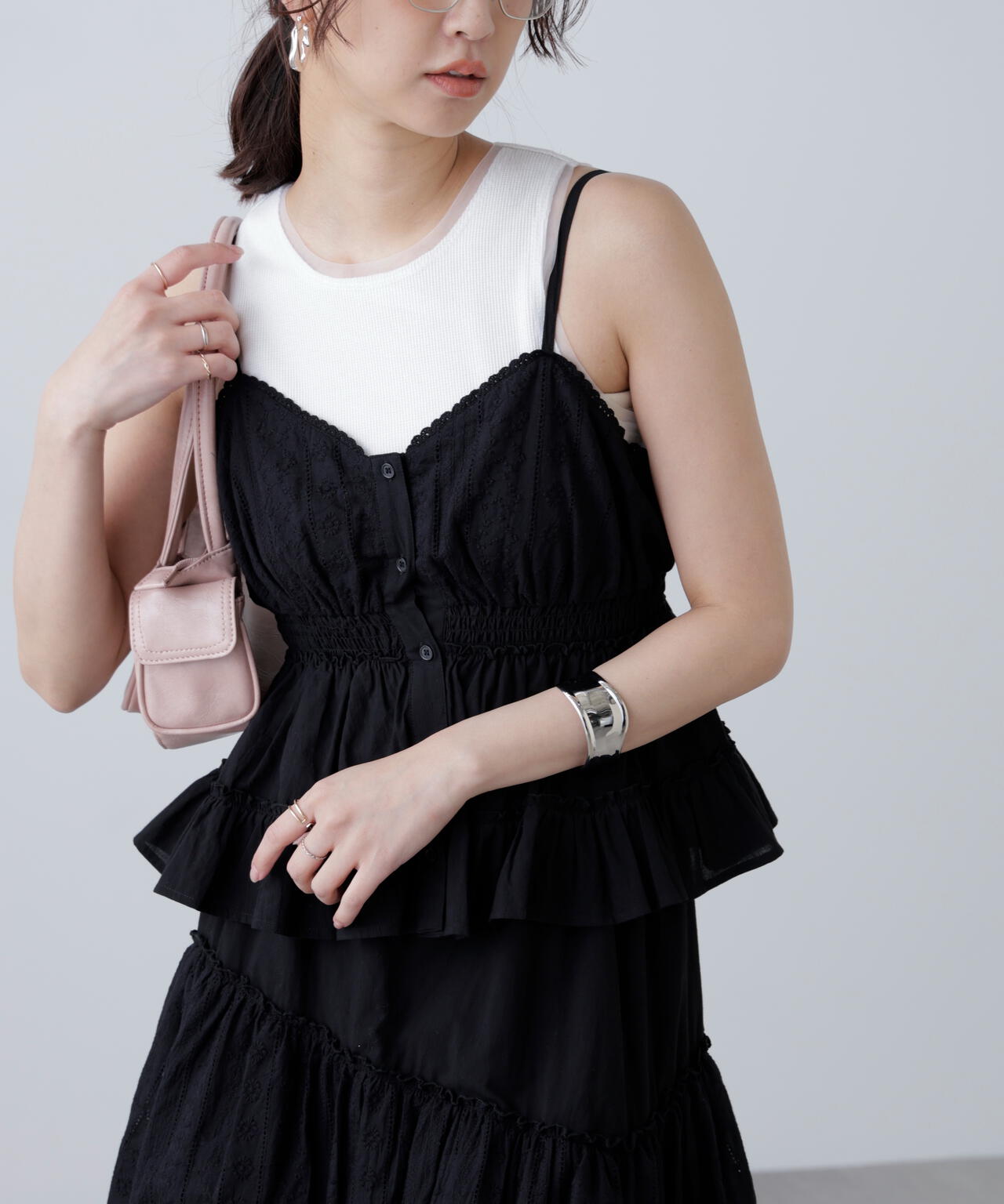 レーストリムコットンキャミソール | FREE'S MART（フリーズマート