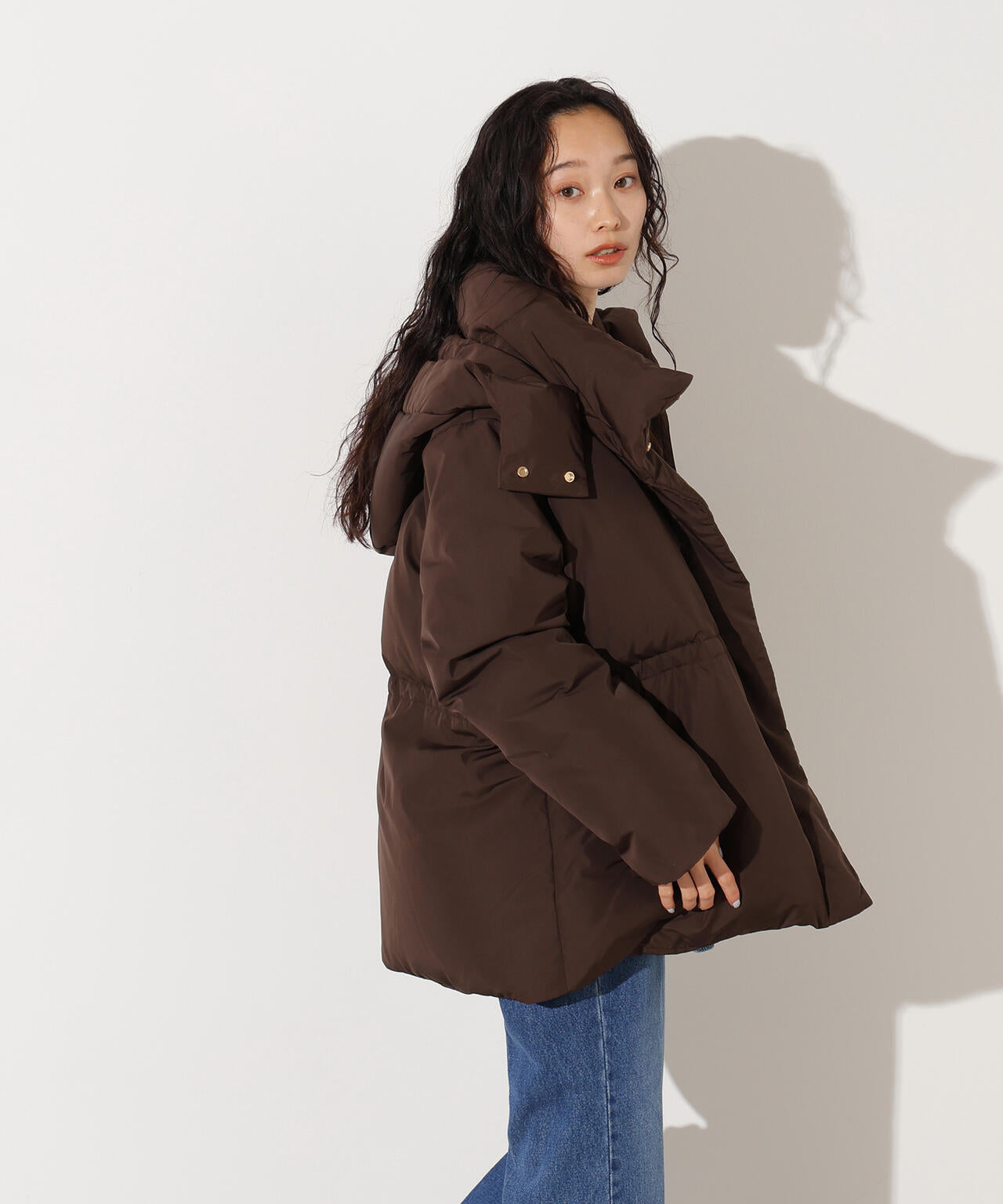 フーデットミドルダウン | N. Natural Beauty Basic*（エヌ ナチュラル