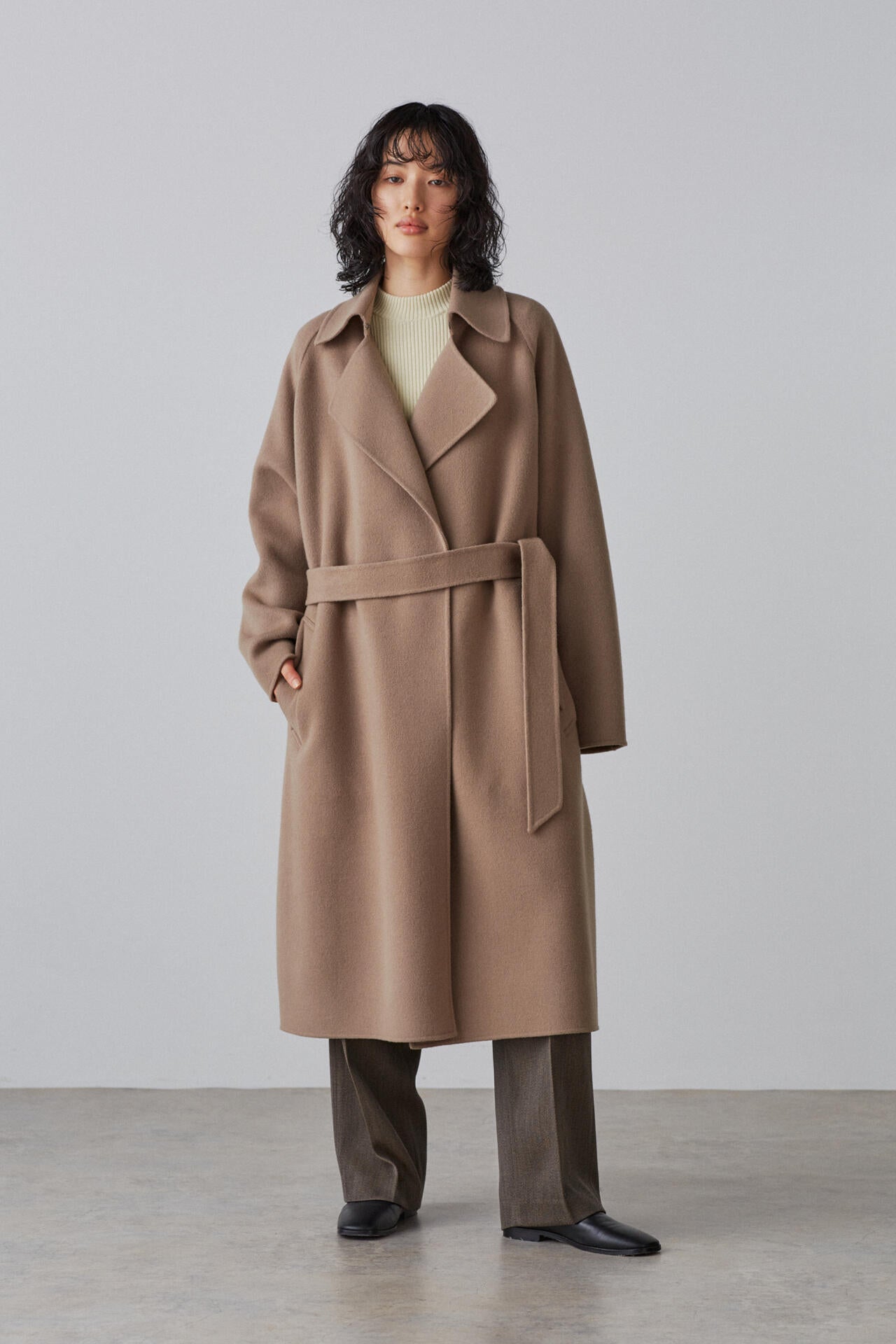 YLEVE / LAMBSWOOL DOUBLE CLOTH BEAVER CO | YLÈVE（イレーヴ