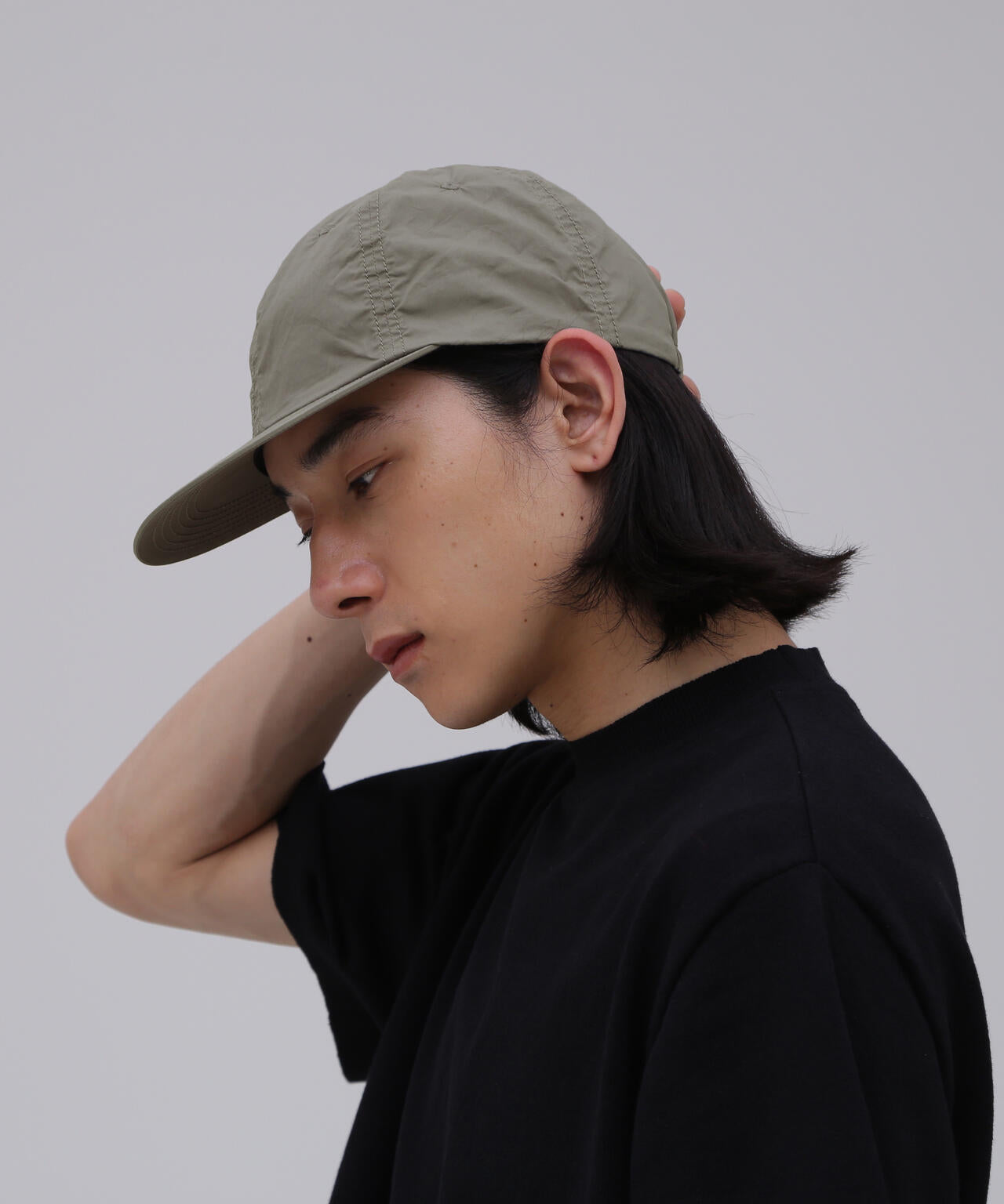 KIJIMA TAKAYUKI / COTTON SILK ELASTIC BACK 6PANEL CAP | THE