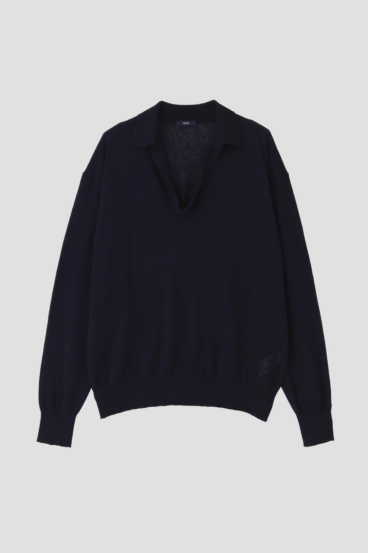 YLEVE / LINEN COTTON SKIPPER KNIT PULL OVER | YLÈVE（イレーヴ