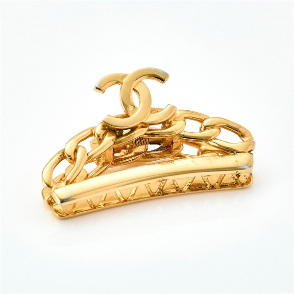 CHANEL ココマーク バレッタ ゴールド GP | MixTHINKS（ミックス