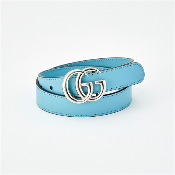 GUCCI ダブルG ベルト 432707 ブルー レザー | MixTHINKS（ミックス