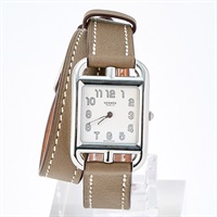 HERMES ケープコッド ドゥブルトゥール CC1.210 クオーツ 腕時計