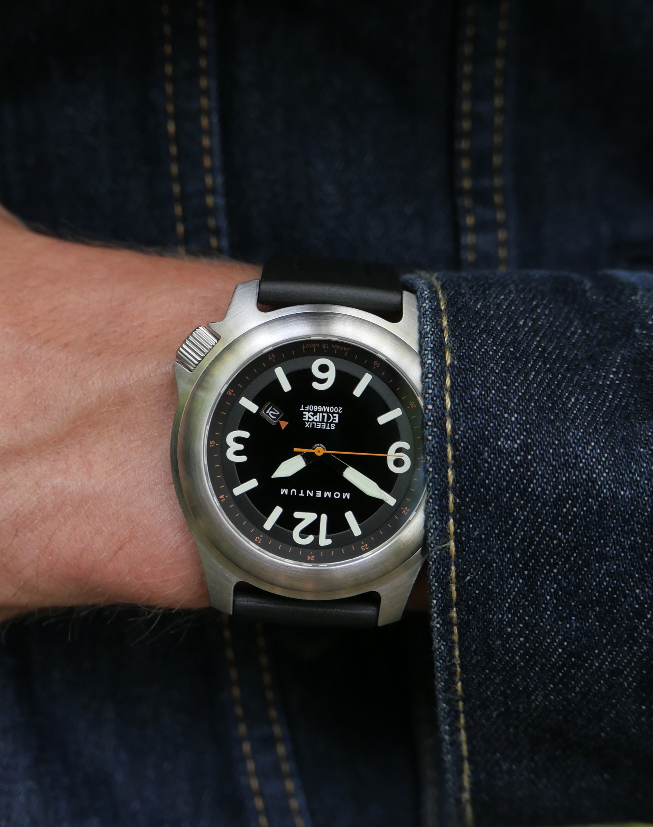 Steelix Eclipse [44mm] | Solar Field Watch | Momentum