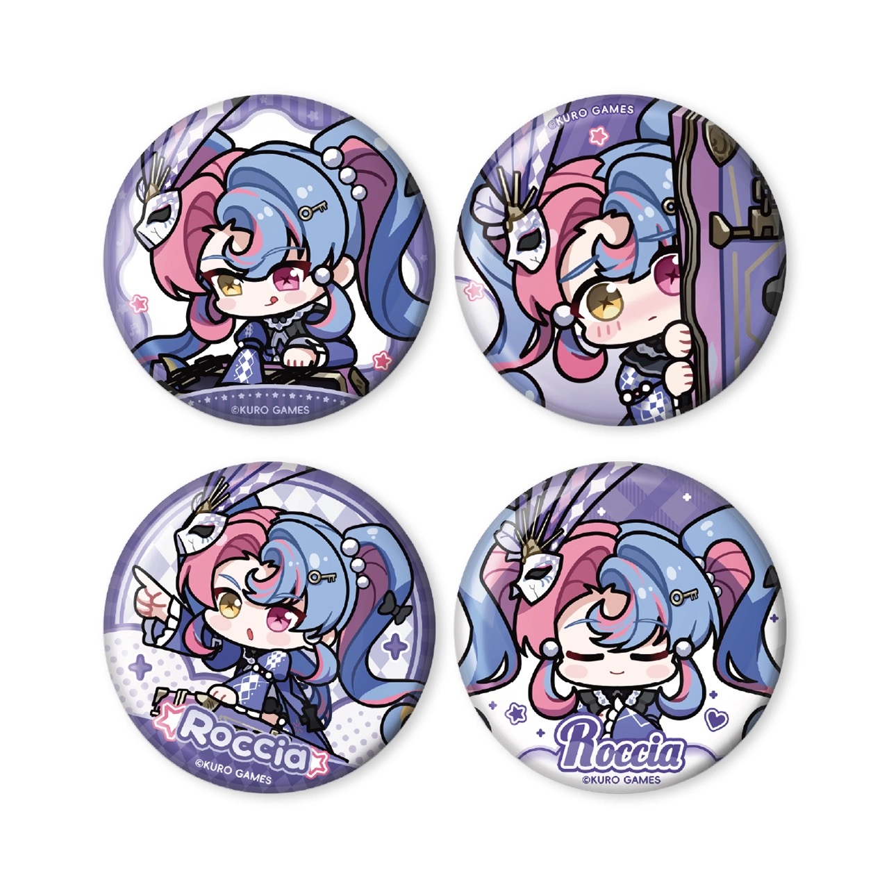 予約·11月新規特典対象】鳴潮 スタンプシリーズ ミニ缶バッジセット