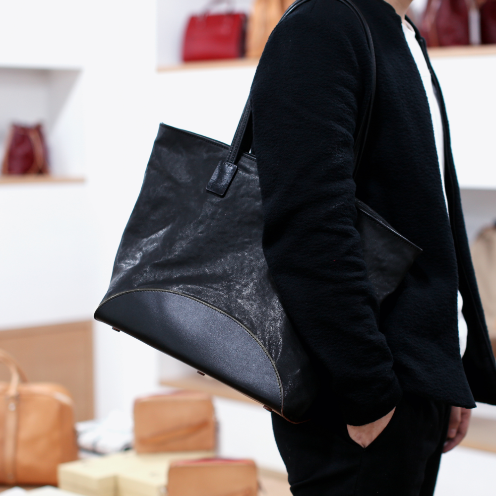 ベジタブルタンニンなめしシープスキン・レザートートバッグ of monogoods