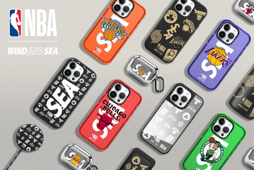 トリプルコラボのスマホケース】NBA × CASETiFY × WIND AND SEA