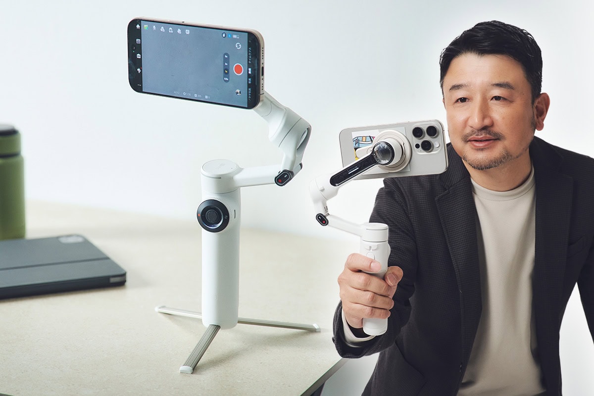 撮影スタイルが激変する…すごいギア」スマホジンバル“Insta360 Flow 2