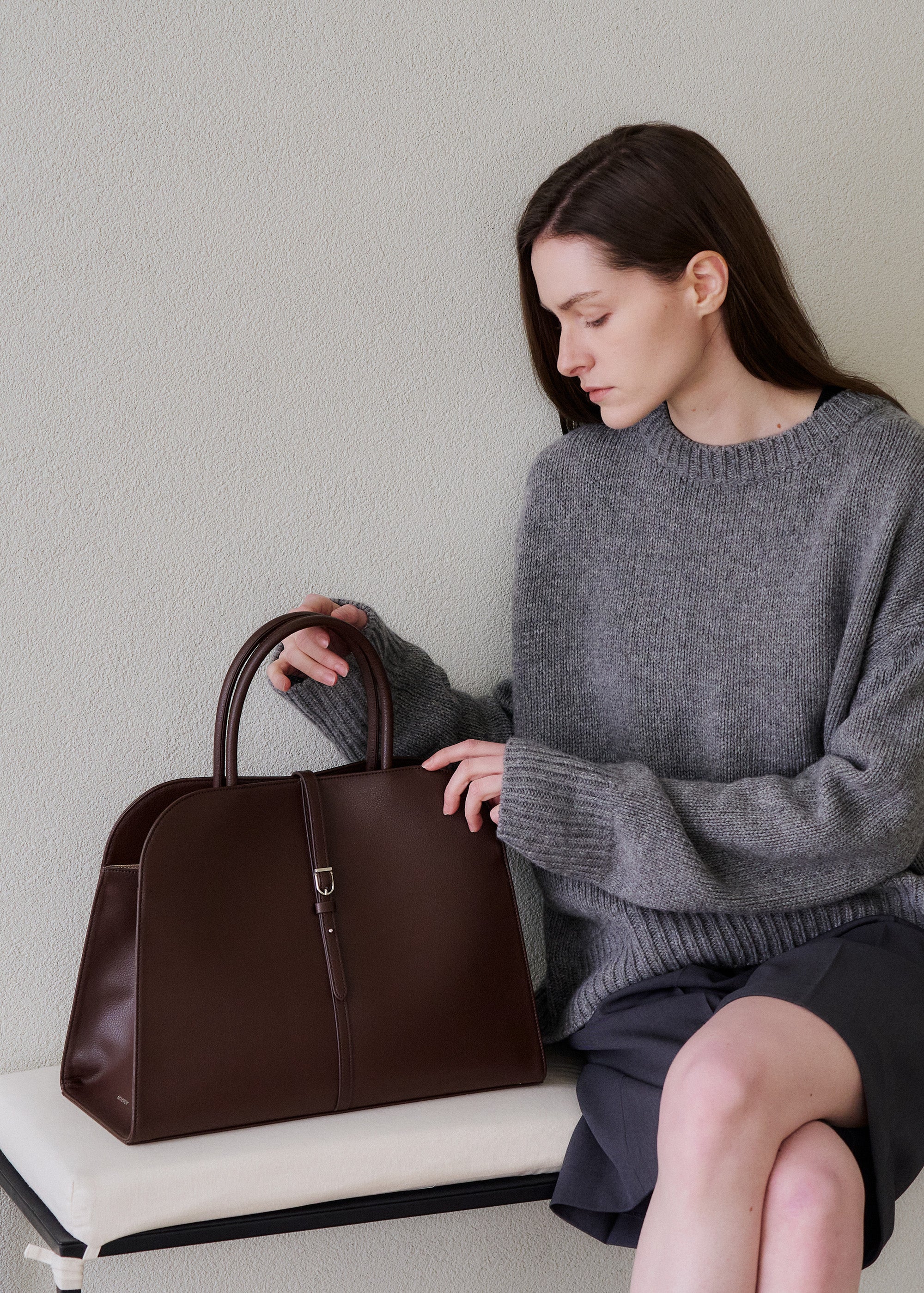 Blanc Large Burgundy Brown – Monorow Indonesia