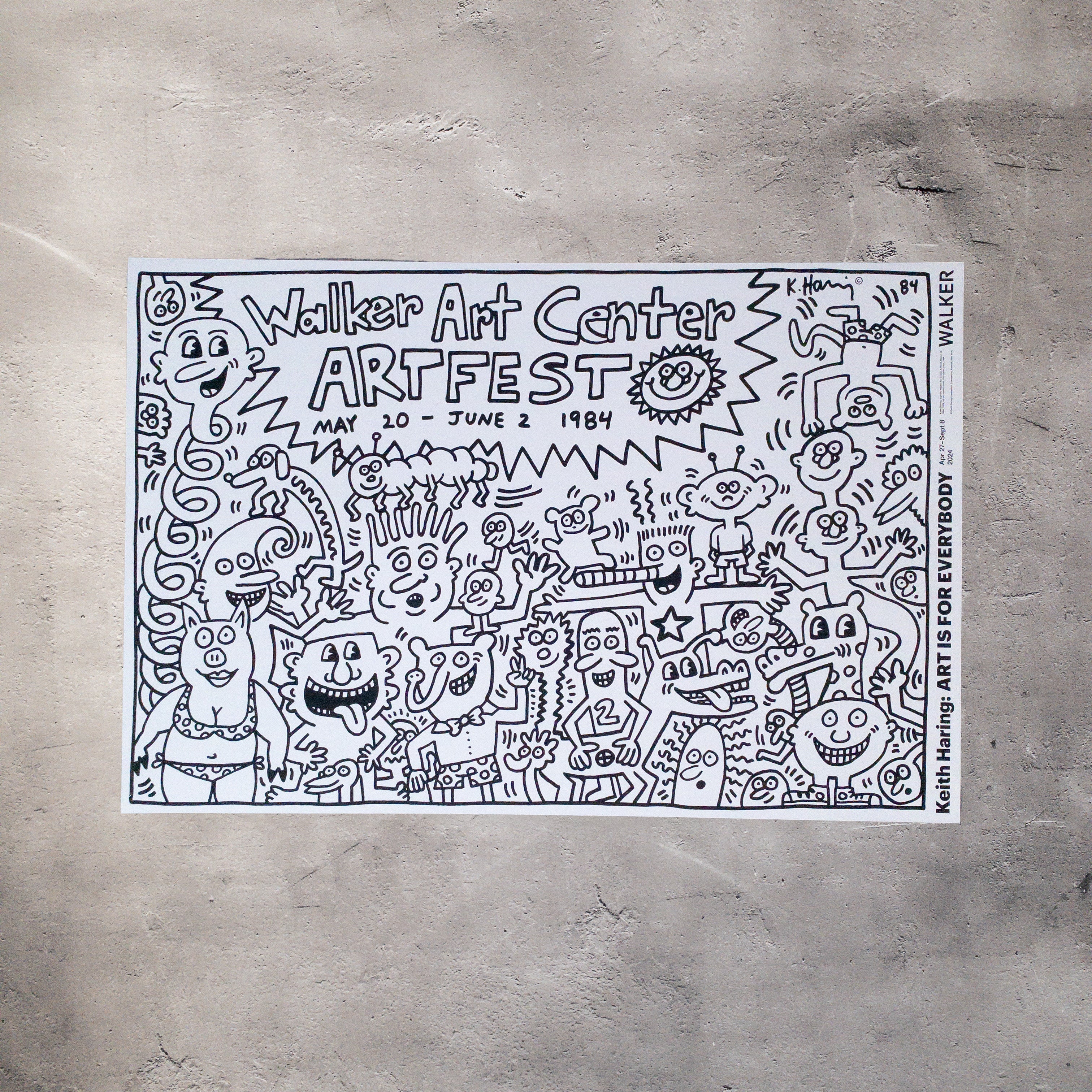 キース・ヘリング エキシビジョンポスター – monron shop