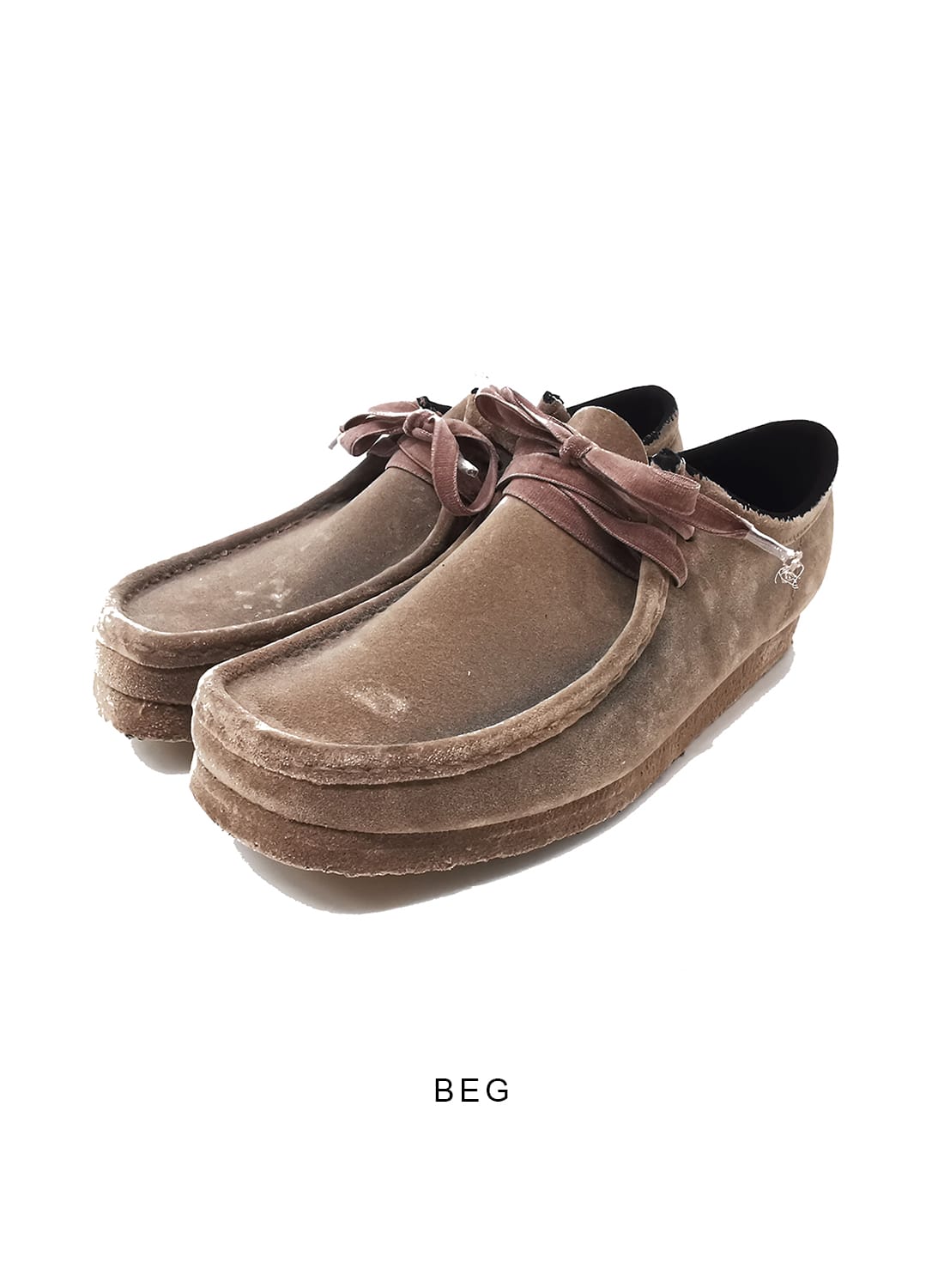 PIGMENT SPRAYING SHOES‐WALLABEE‐|ピグメント スプレーイング