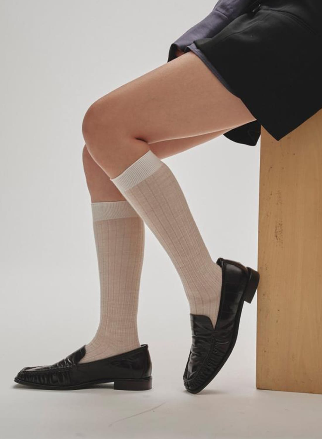 SQUARETOE GATHER LOAFERS|スクエアトゥギャザー ローファースクエア