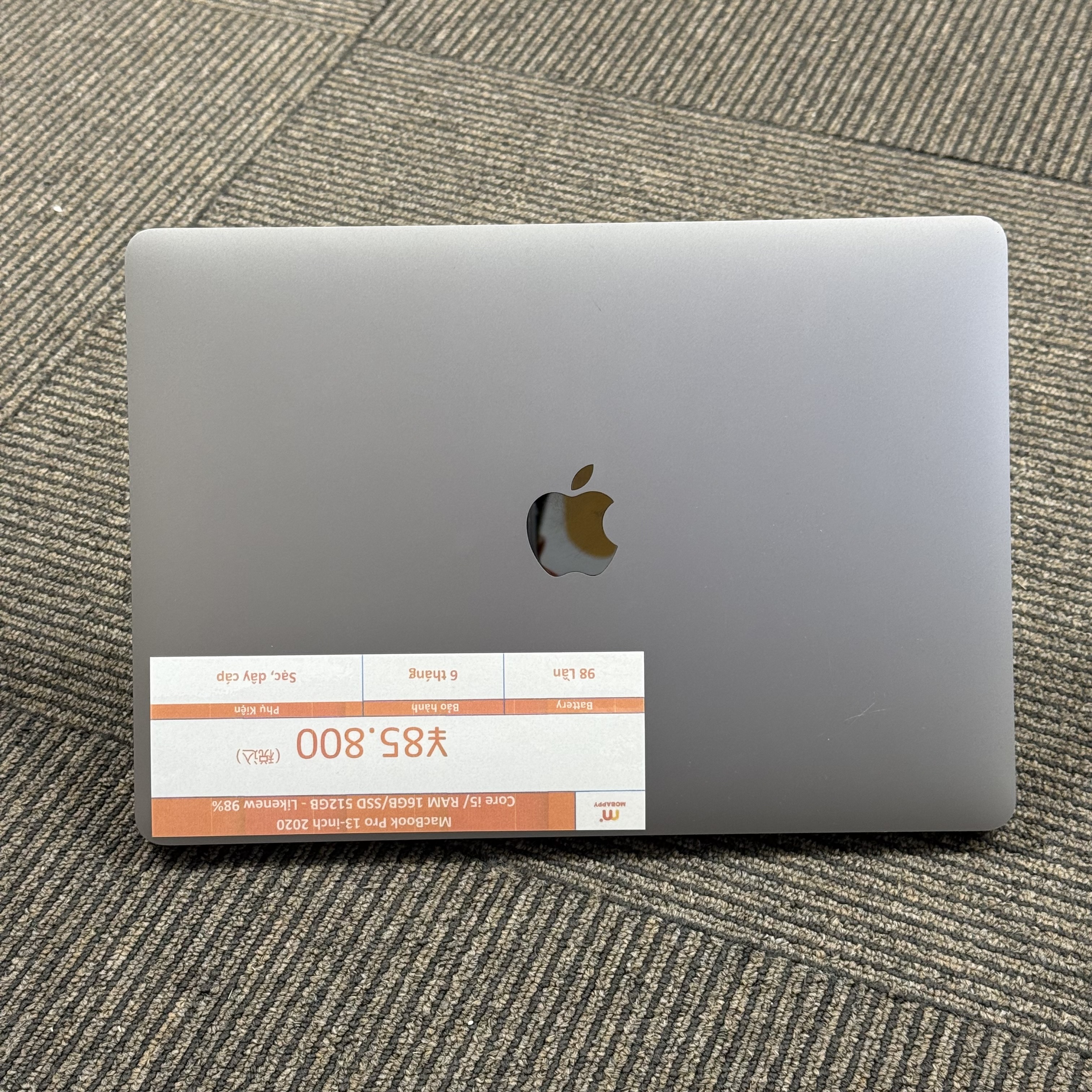 MacBook Pro 13-inch 2020 Silver Intel Core i5/RAM 16GB/SSD 512GB