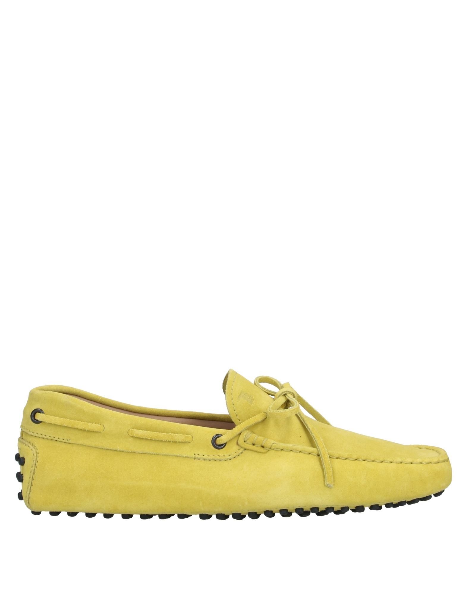 TOD'S シューズ | モカシン ライムグリーン メンズ | YOOX