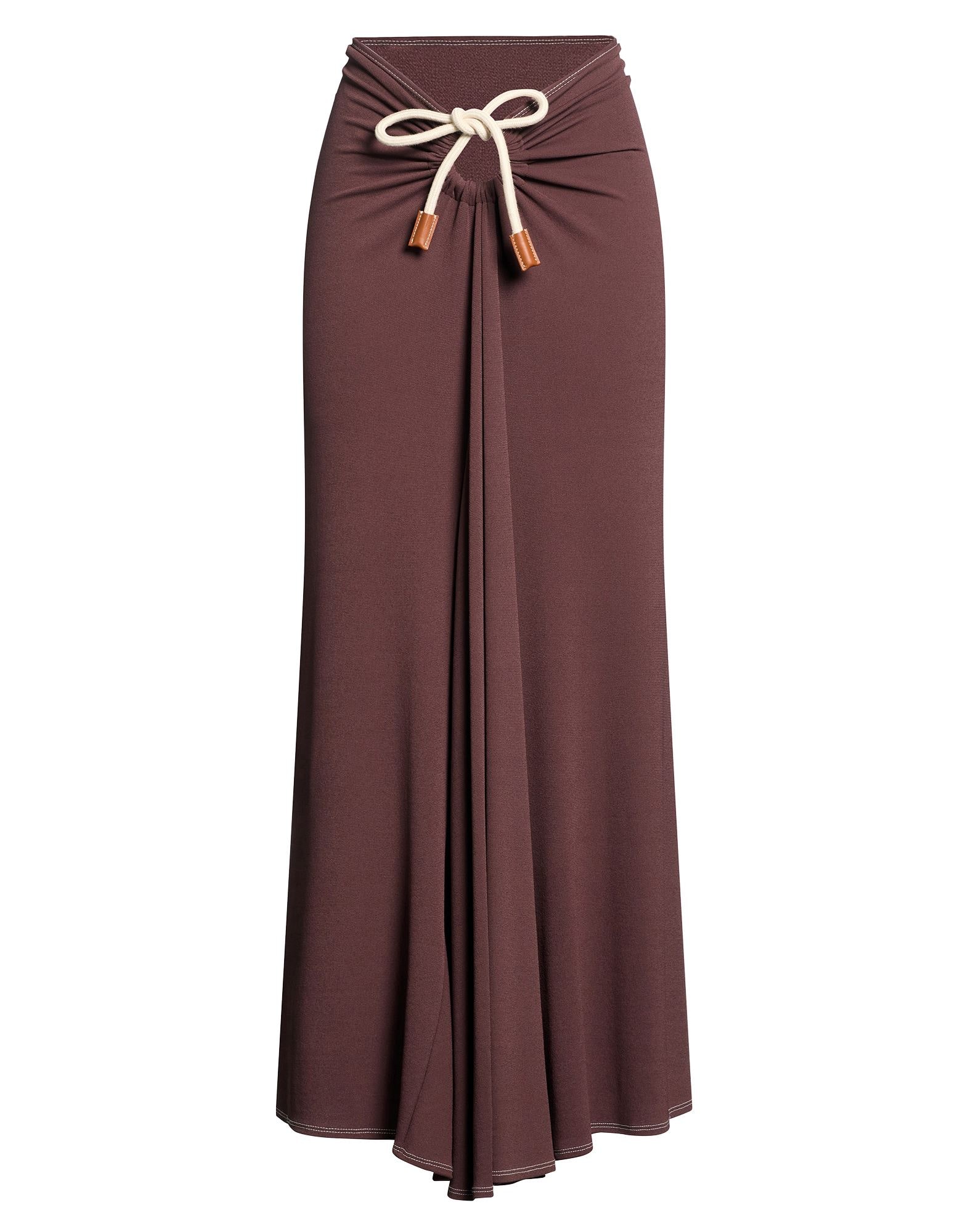 ERIKA CAVALLINI Skirts | Chocolate brown Women's Maxi Skirts | YOOX