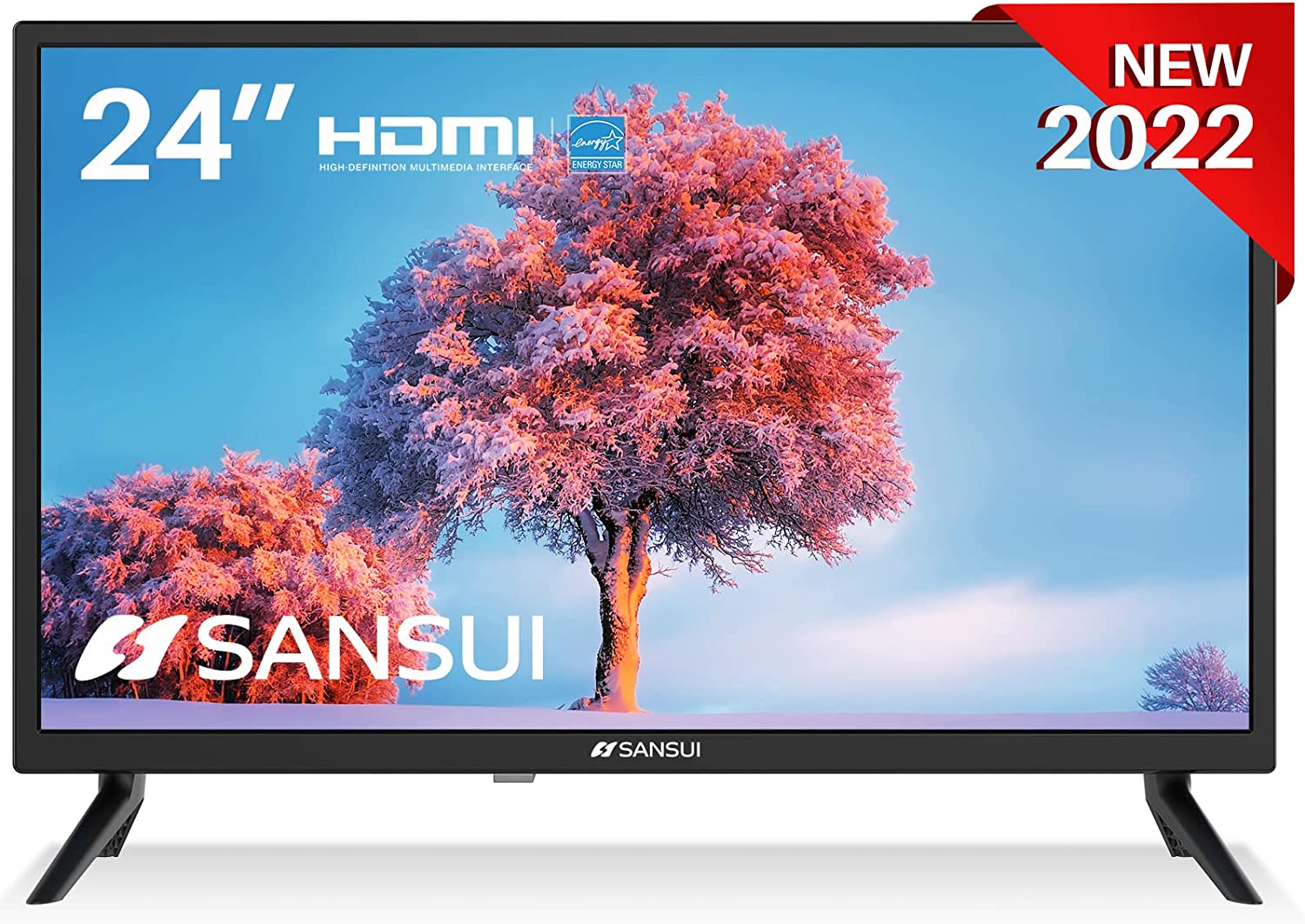 Sansui 24-in 1200 X 800 LED Indoor Use Only Flat Screen HDTV at