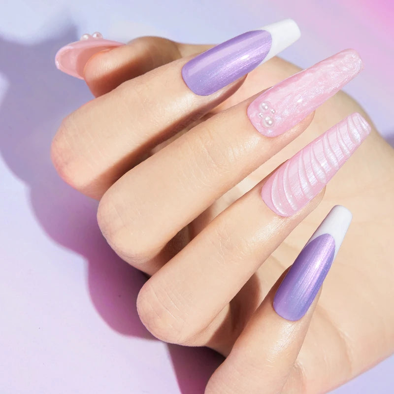 Shimmering Seashell - Modelones 6 Shades Gel Nail Polish Set 7ml