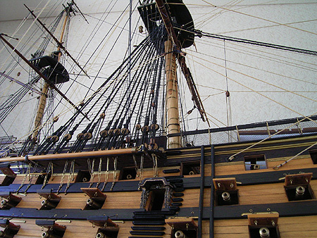 帆船模型完成品 HMS ビクトリー(HMS Victory)_3