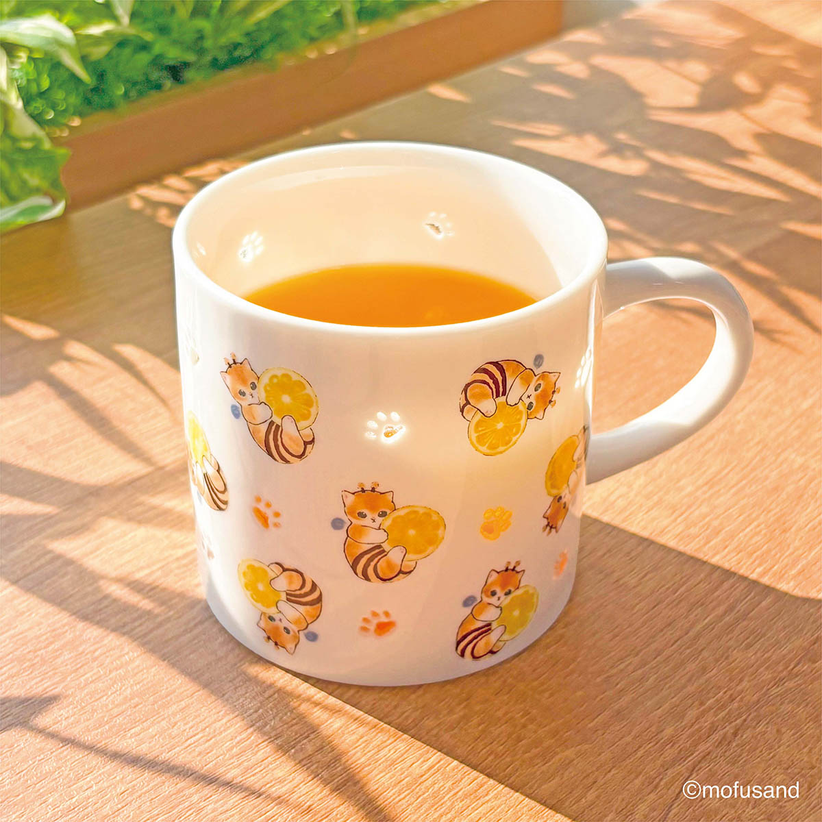 mofusand 透かしマグ(はちにゃん) | mofusandもふもふマーケット