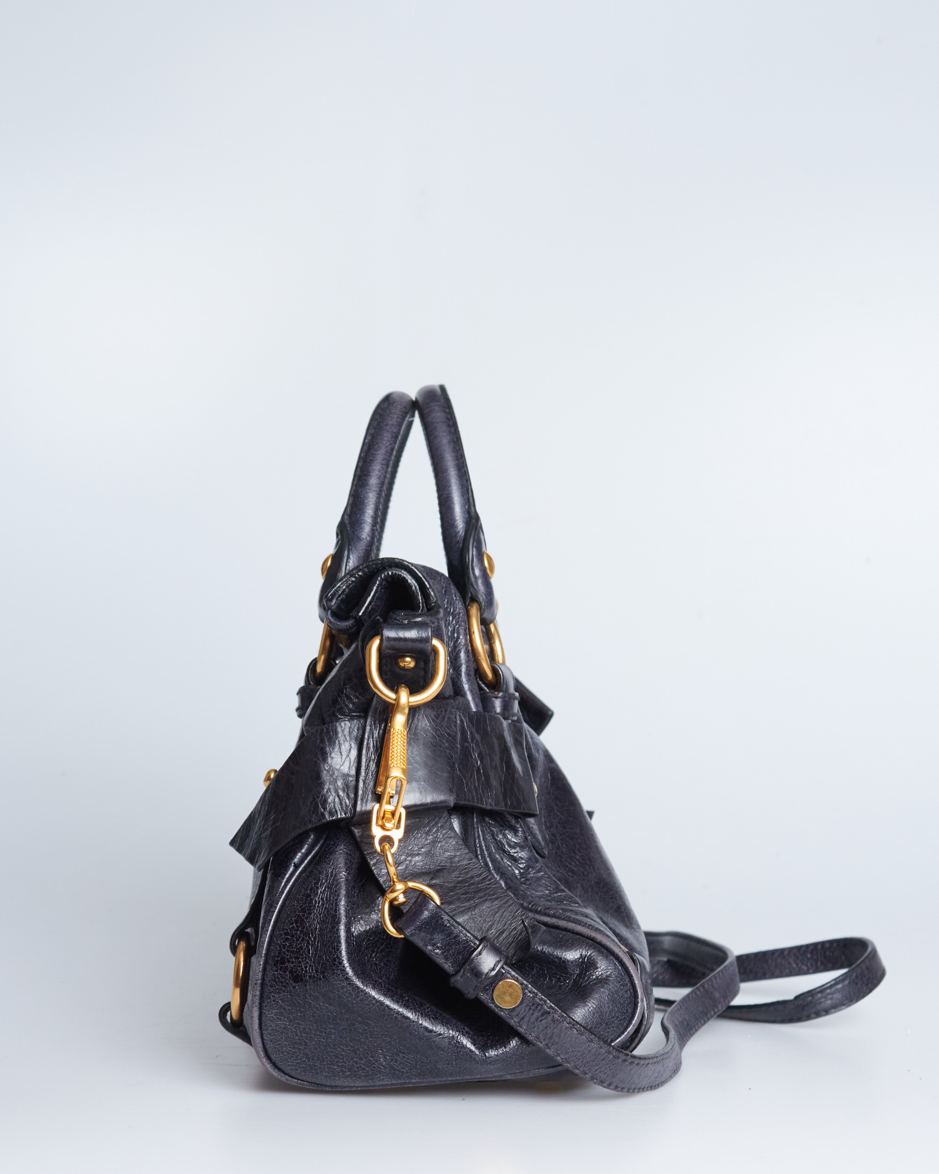 Miu Miu Vitello Lux Bow Bag Mini – Mor Store