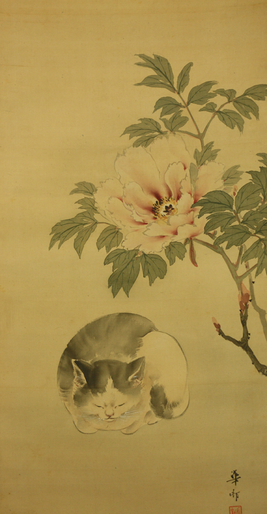 掛軸 鈴木大麻作 【牡丹】 掛軸 鈴木大麻作 【牡丹】 掛軸 鈴木大麻作