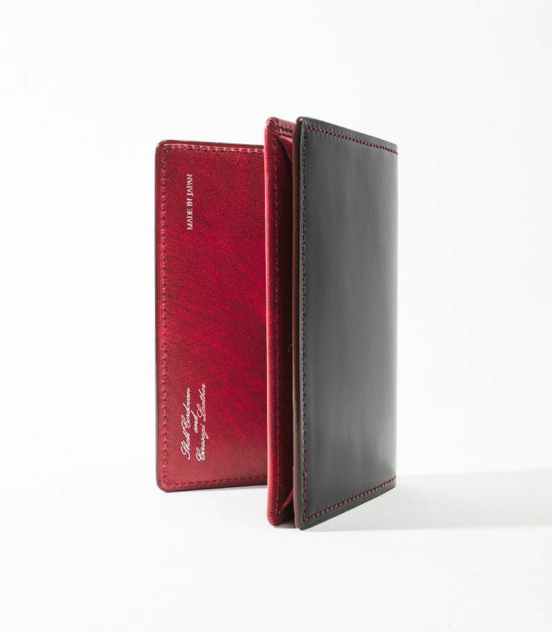 通しマチ名刺入れ｜コードバン＆シラサギレザー |革製品CYPRIS