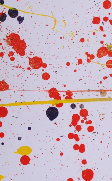 現代アートの絵画をアクリル画で描いた今井アレクサンドルの現代アート