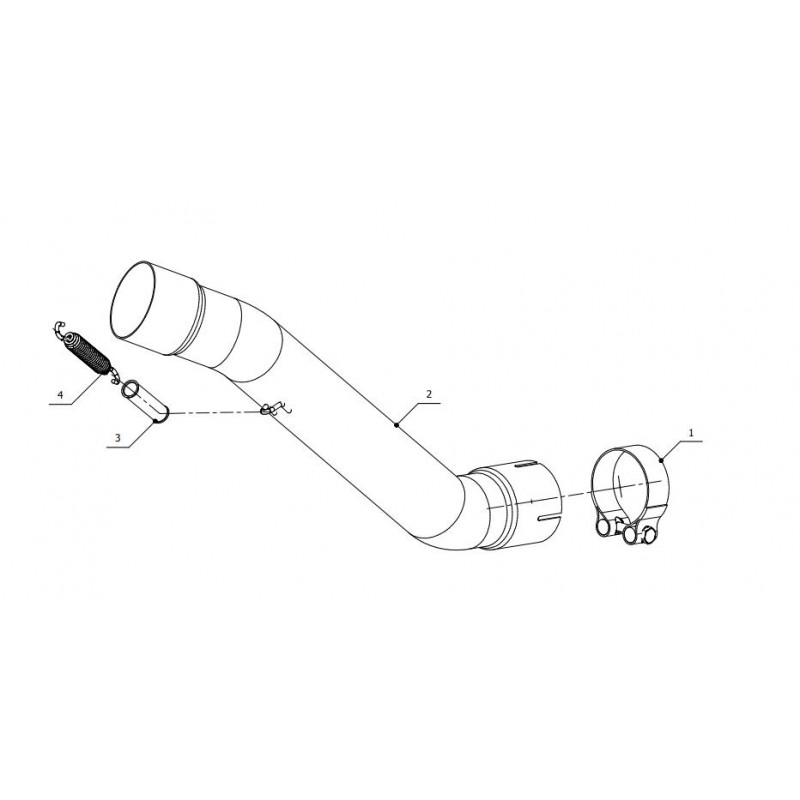DECATALIZZATORE MIVV KAWASAKI ZX-10R 2008-2010 - Euro 96.48
