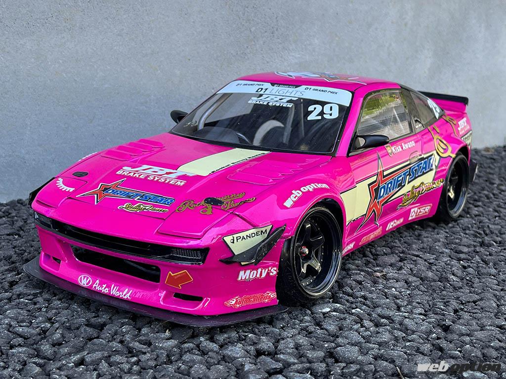 このクオリティはもはや実車!?」パンデムV3仕様180SXのラジコンボディ