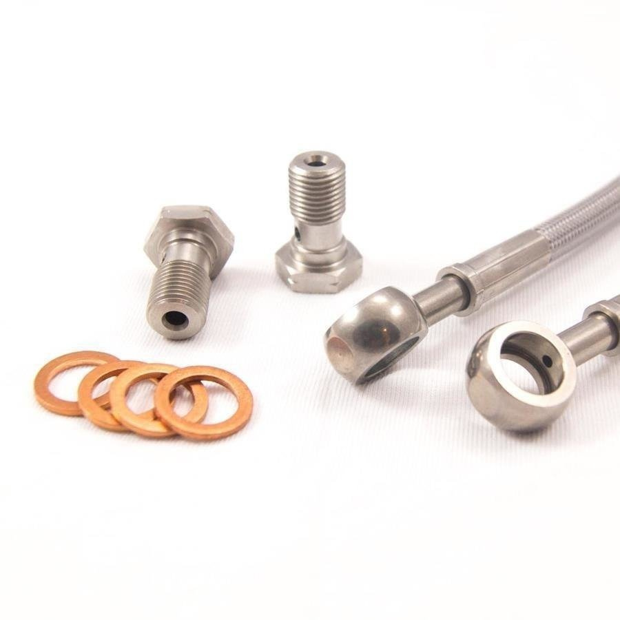 Stainless Braided Brake Lines HEL for Kawasaki ZX10R Ninja E F