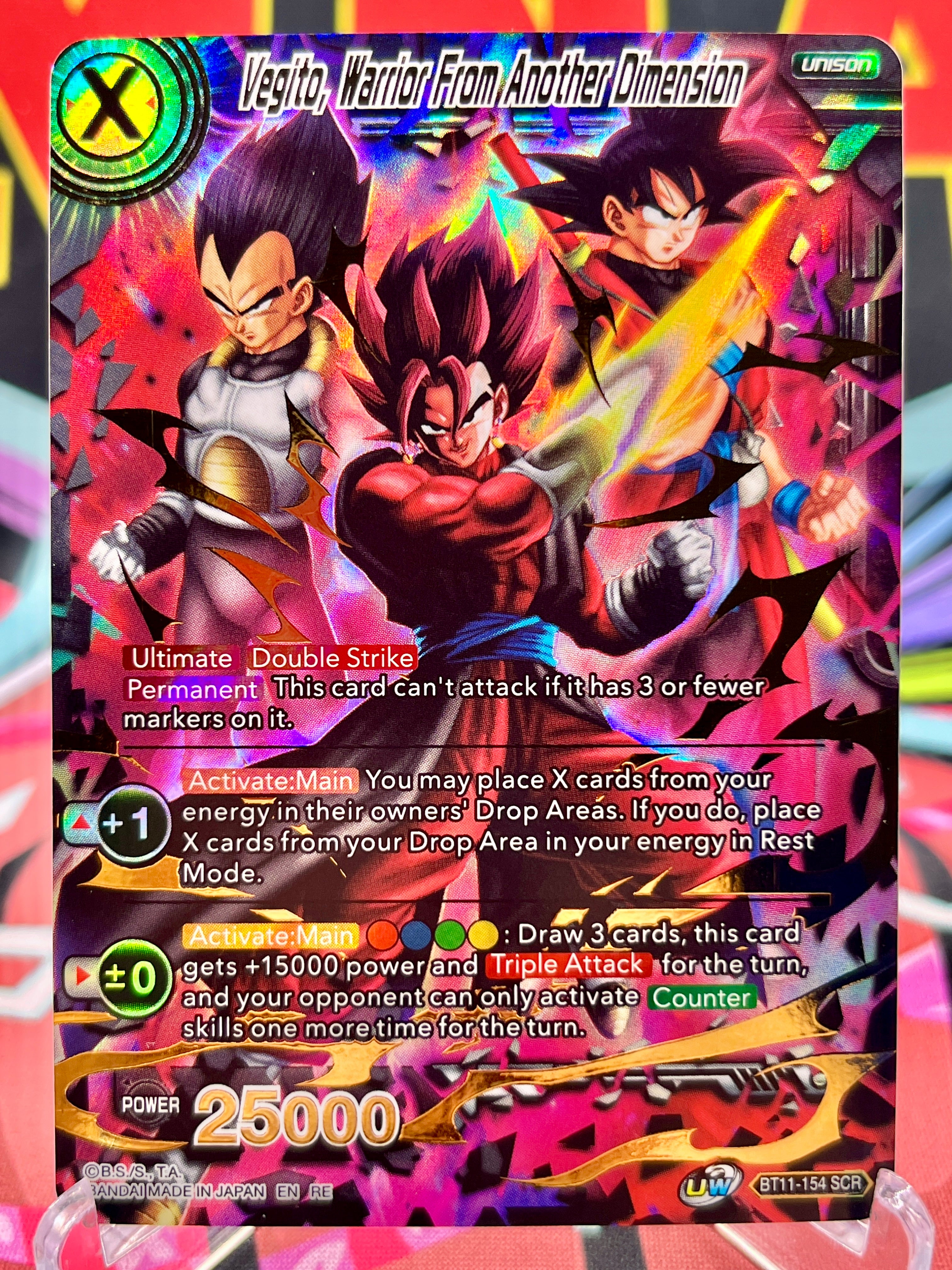 BT11-154 SCR Vegito, Warrior From Another Dimension (2020)