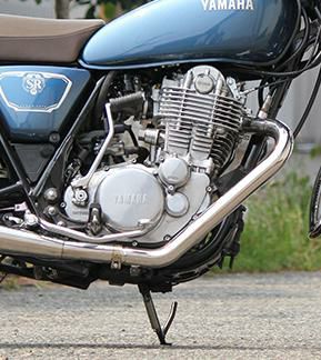 グッズ(GOODS) スティックアウトパイプ エキパイ ヤマハ SR400 FI