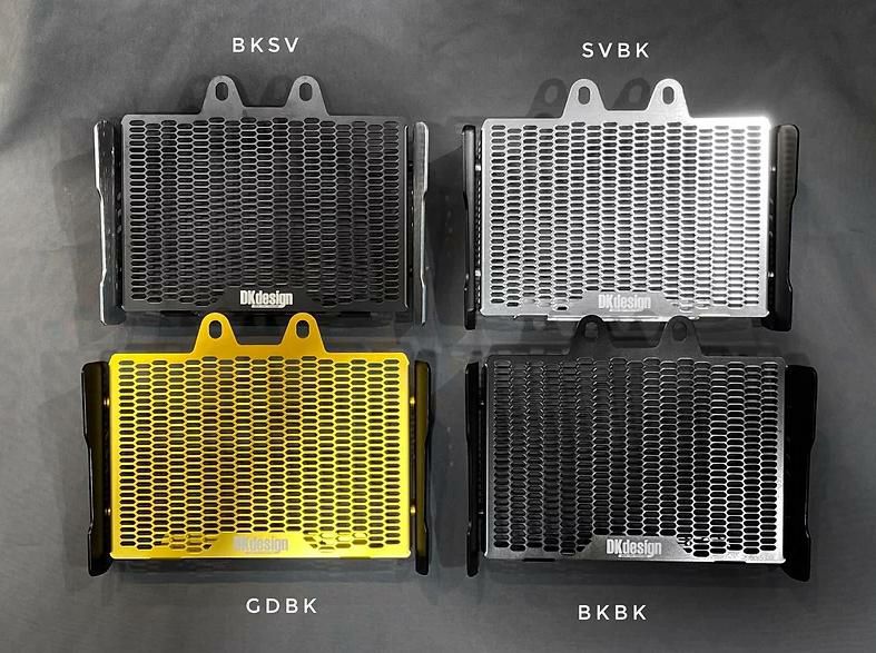 BMW RnineT MEGA オイルクーラー シルバー&ブラック DKdesign | バイク