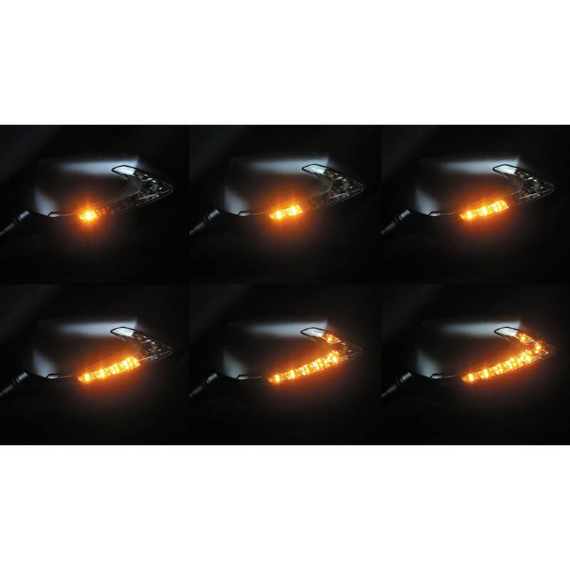 KIJIMA TECH06 シーケンシャルウィンカー付カウルマウントミラーセット