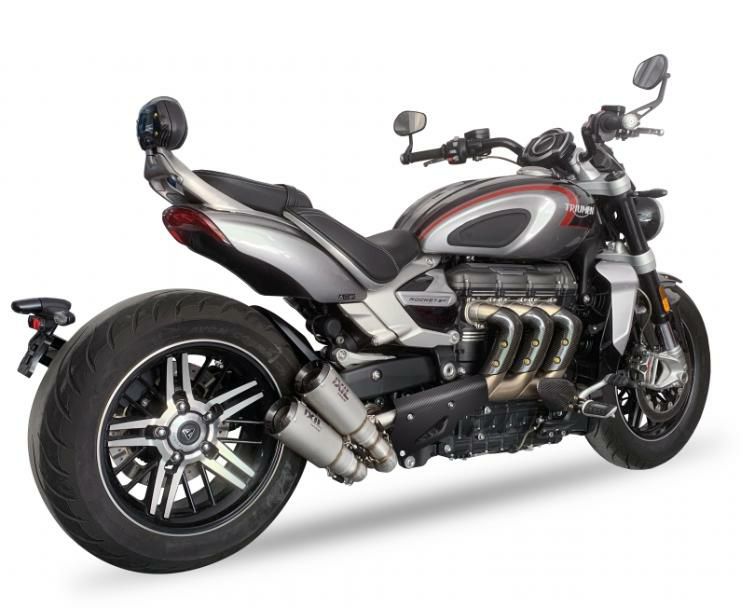 トライアンフ ロケット3 ROCKET3 2020- スリップオンマフラー カーボン