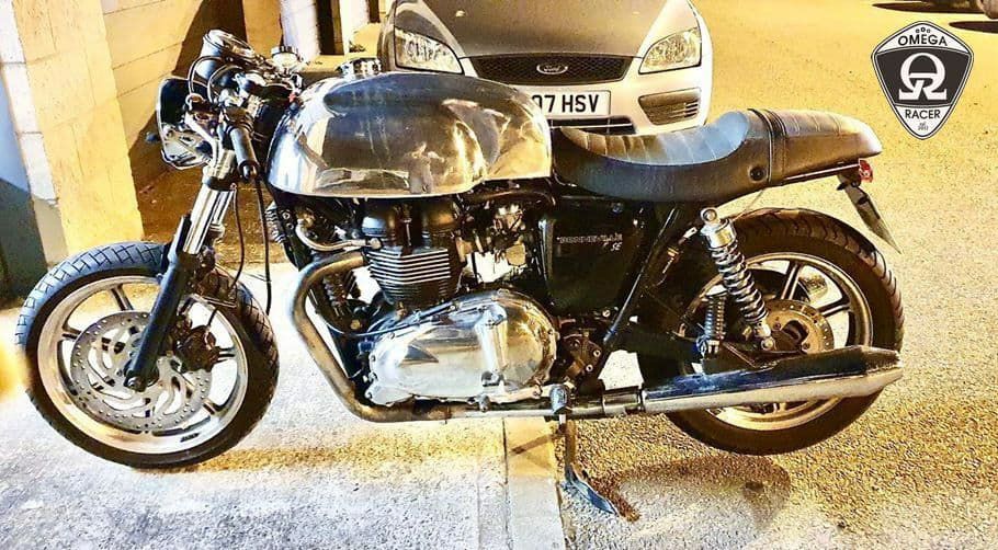 空冷ボンネビル T100 スクランブラー スラクストン 2009～2015 FI車用