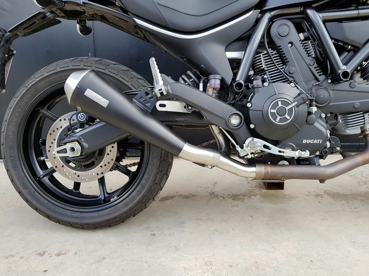 ドゥカティ スクランブラー400 Sixty2 EVO ステンレス スリップオン