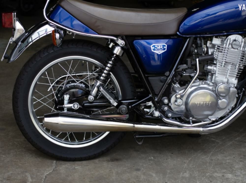 ヤマハ SR400 STDメガホン ミドル スリップオン ダウン FI車 スリップ