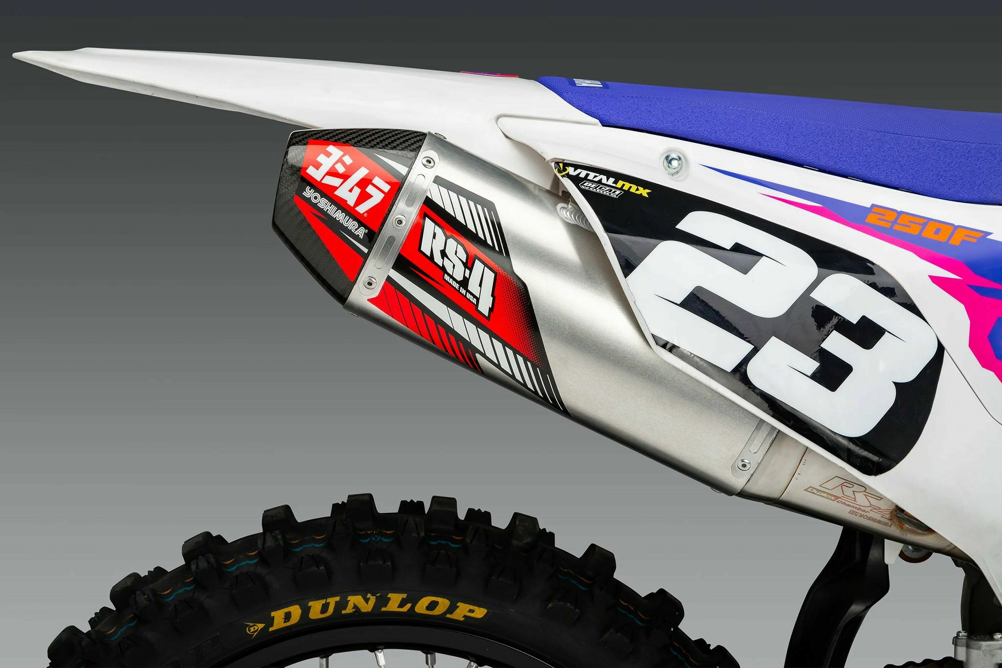 USヨシムラ RS-4 スリップオンマフラー Yamaha YZ250F (2024)