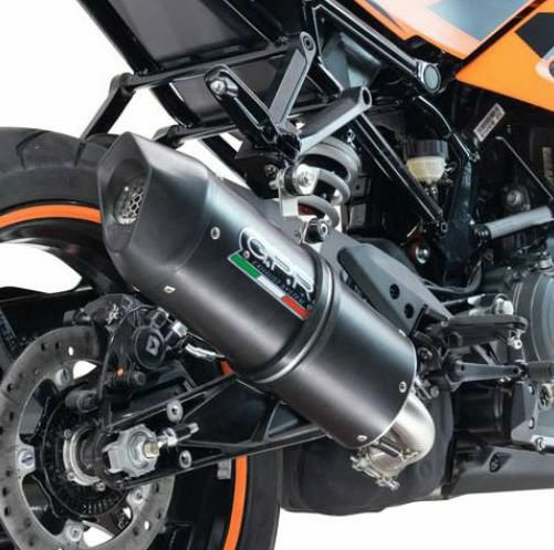 GPR製 KTM RC390 (2022-2024)用スリップオンマフラー Deeptone Inox