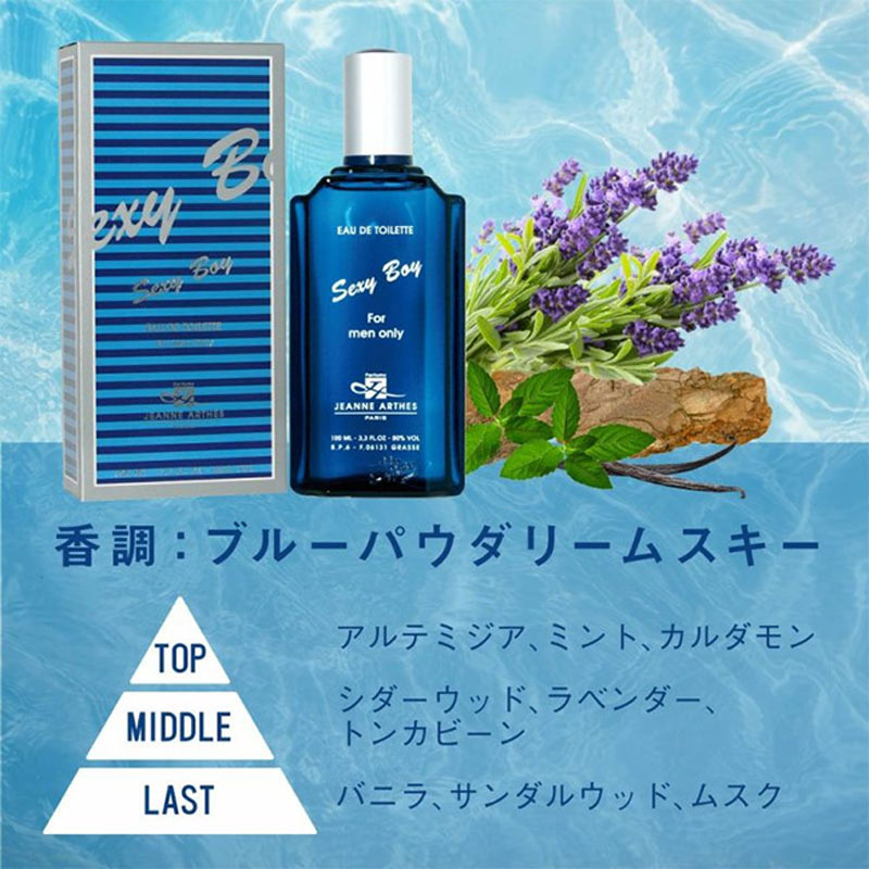 並行輸入品】香水 セクシーボーイEDT 100ml ブルーパウダリームスキー