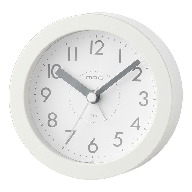 MAG 電子音目覚まし時計 ルント T-640 WH-Z ｜ ミスターマックス