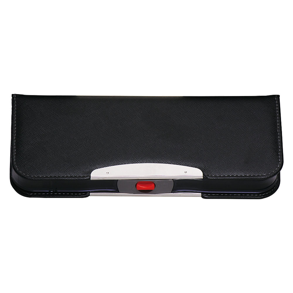 こだわり両面筆入 アルロック スリム ブラック ｜ ミスターマックス