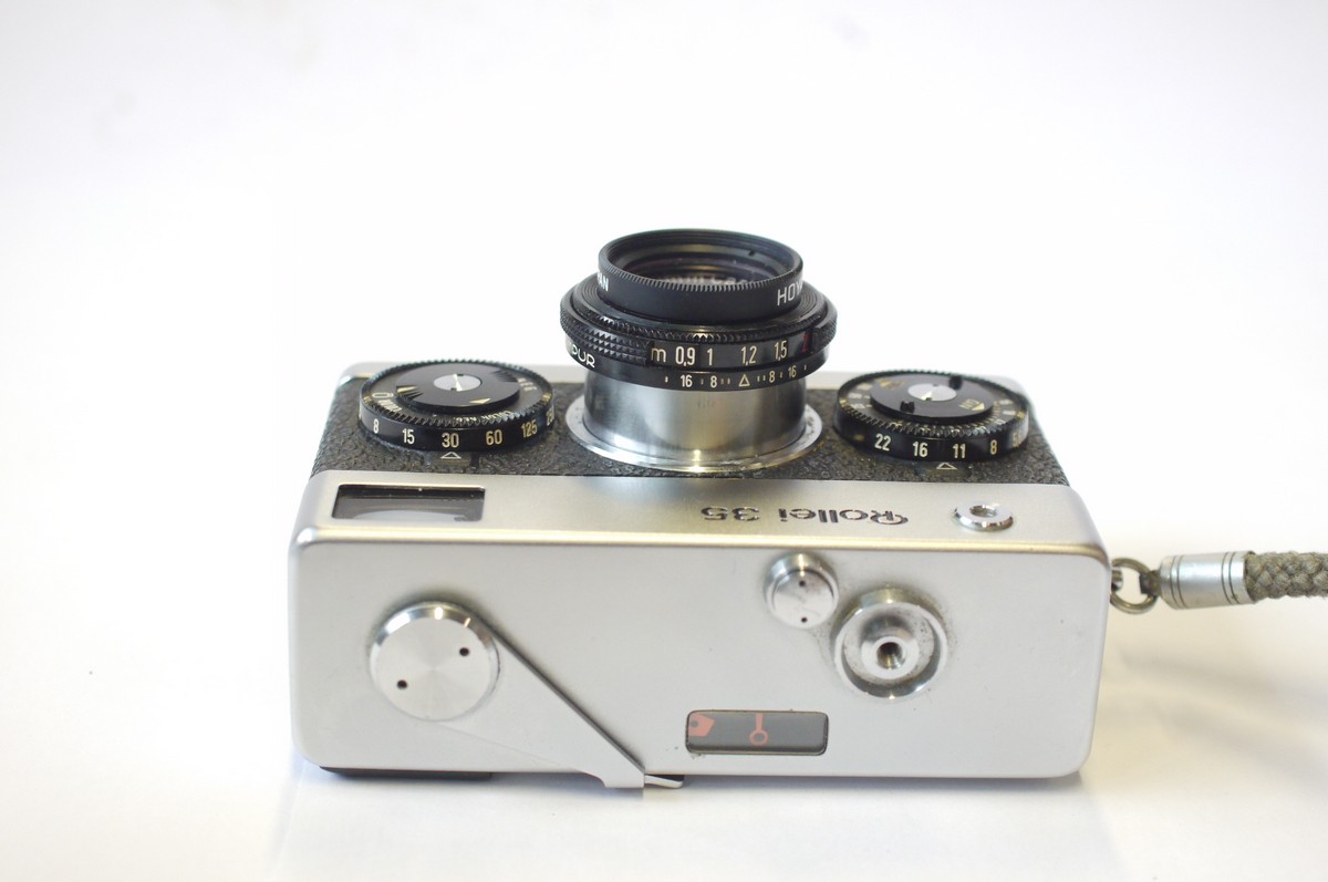 Rollei 35 chrome, “Made in Germany” CDS metered, with Carl Zeiss