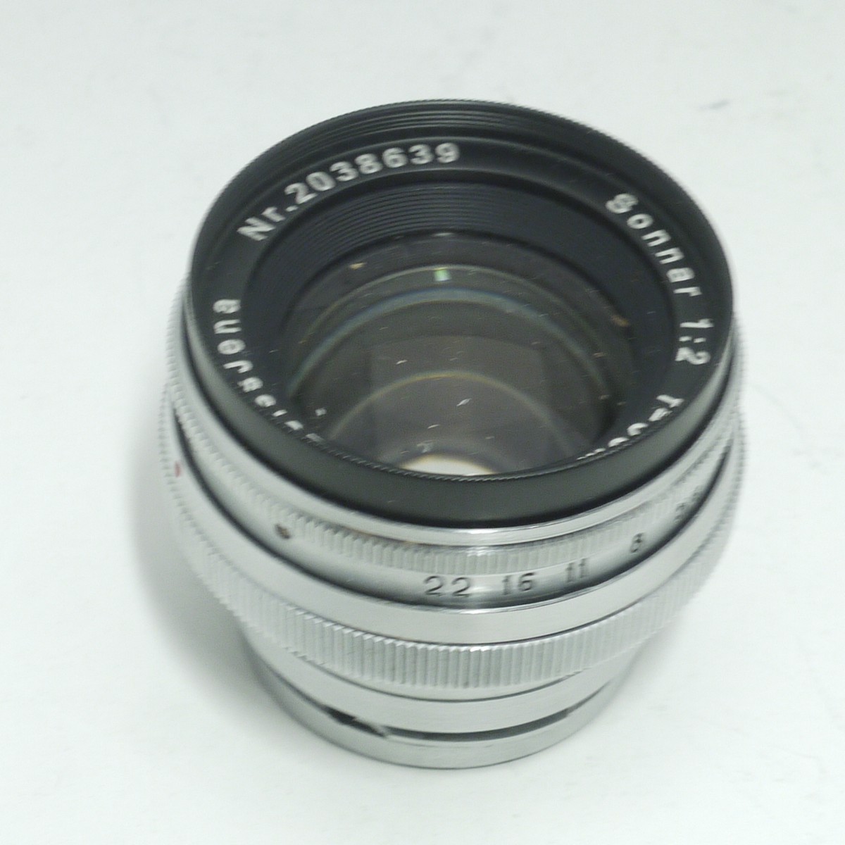 Carl Zeiss Jena 5cm f2 Sonnar lens for Contax Rangefinder camera