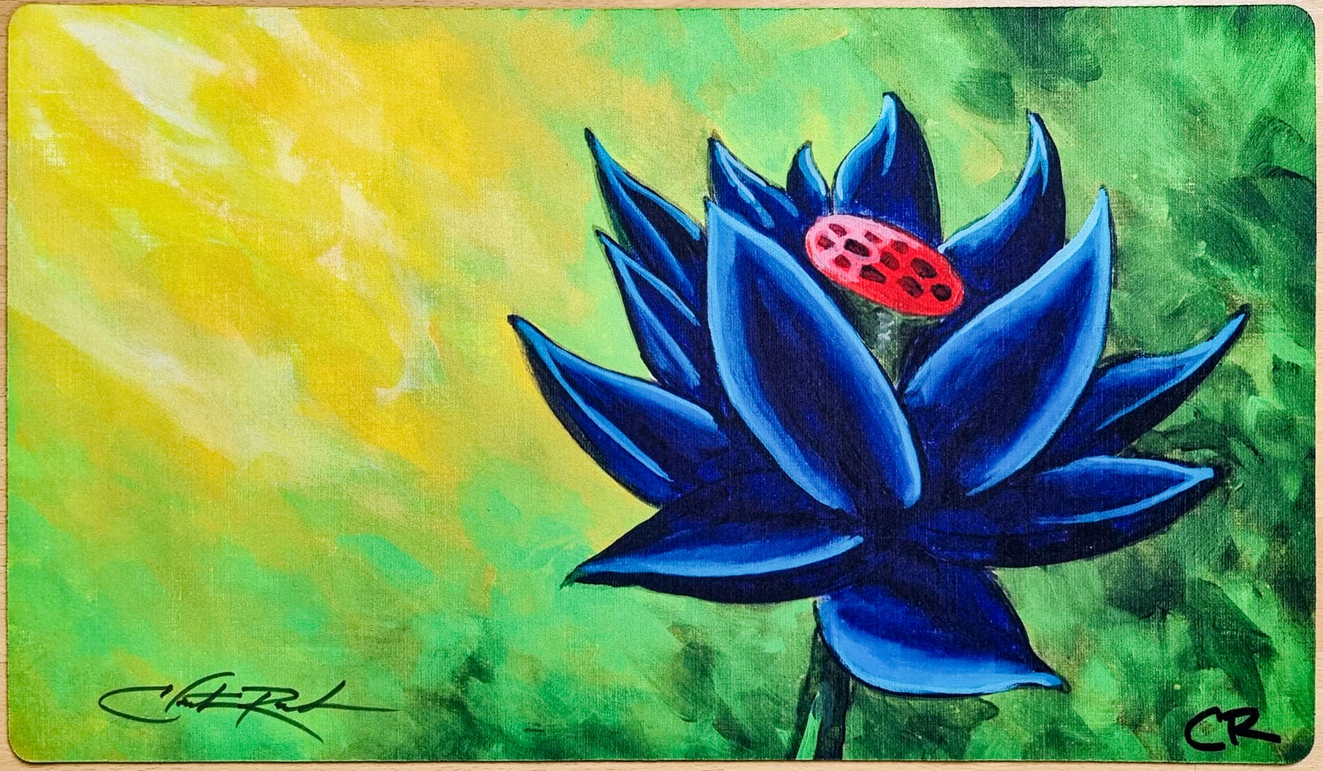 Black Lotus - Christopher Rush - Signed by the Artist - MTG