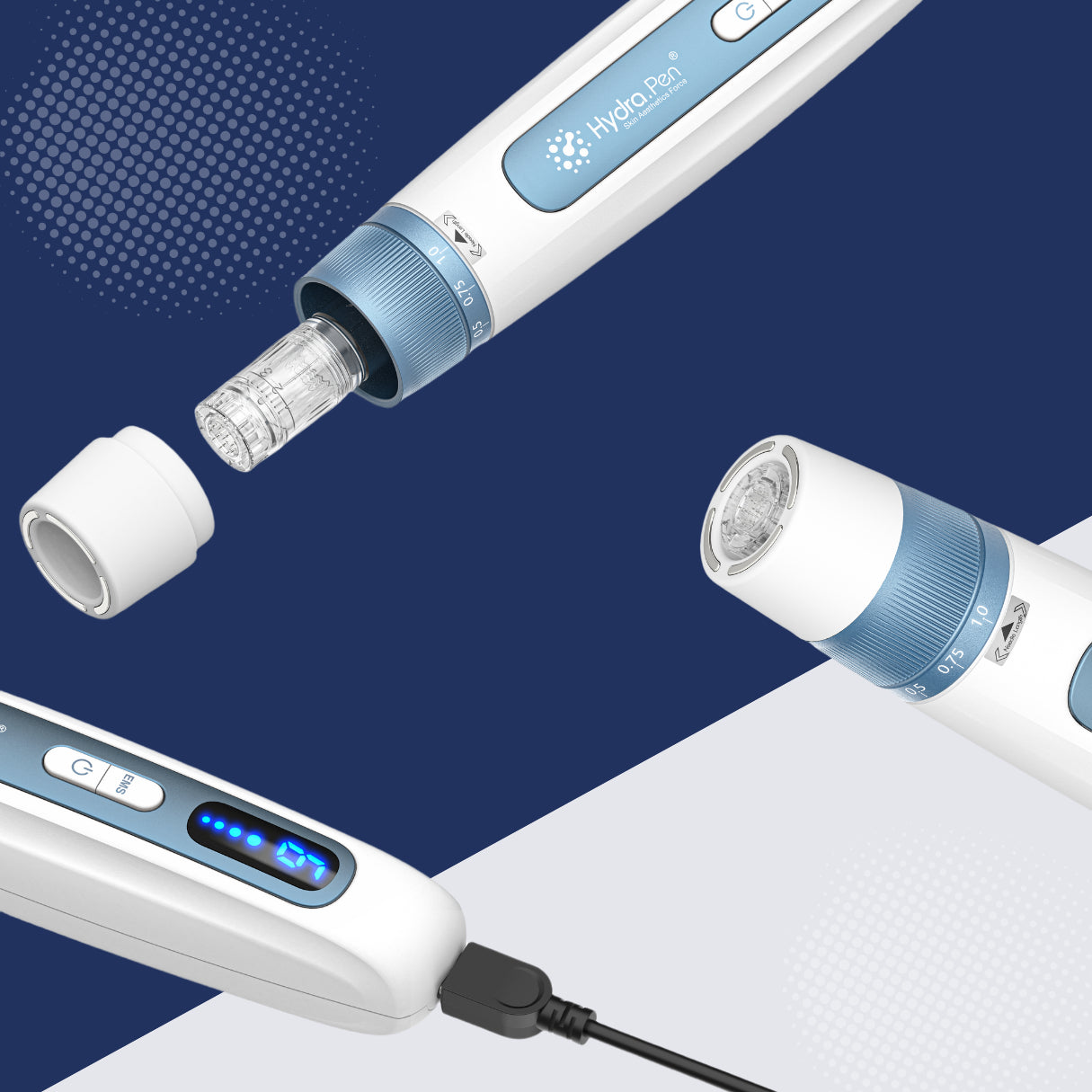 Hydra. Pen H5 Microneedling Pen With 10pcs Cartridges