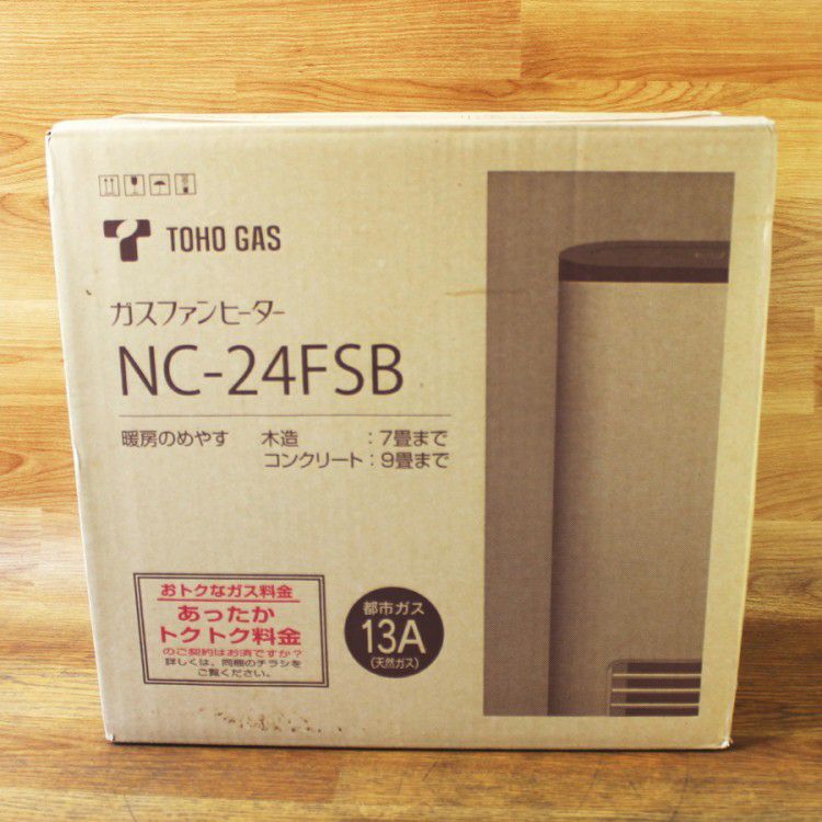 東邦ガス⁄TOHO GAS ガスファンヒーター NC-24FSB 都市ガス12A